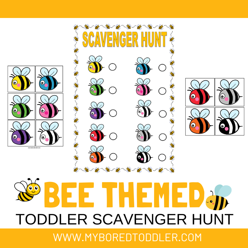 Bee Themed Scavenger Hunt