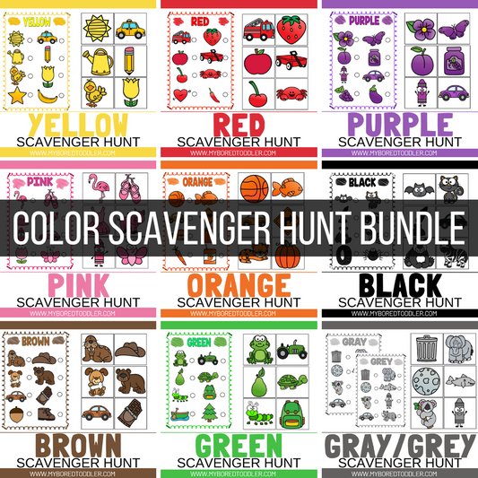 COLORS SCAVENGER HUNT BUNDLE