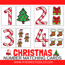 Load image into Gallery viewer, Christmas Number Matching Cards - Large
