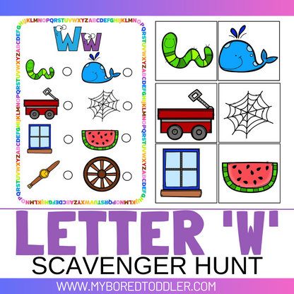 Alphabet Scavenger Hunt Bundle