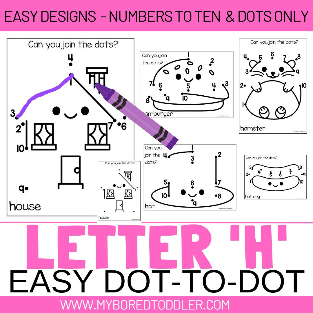 LETTER OF THE WEEK DOT-TO-DOT BUNDLE - (ALPHABET) - EASY DESIGNS