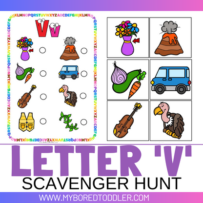 Alphabet Scavenger Hunt Bundle