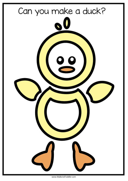 LETTER OF THE WEEK 'D' Playdough Mats / Playdoh Mats