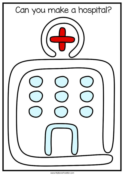 LETTER OF THE WEEK 'H' Playdough Mats / Playdoh Mats