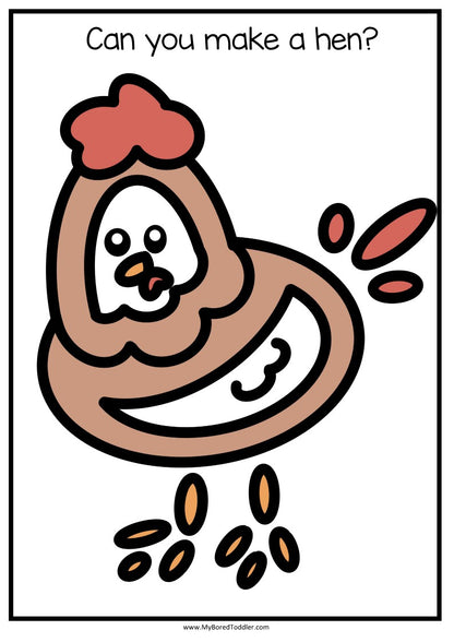 LETTER OF THE WEEK 'H' Playdough Mats / Playdoh Mats