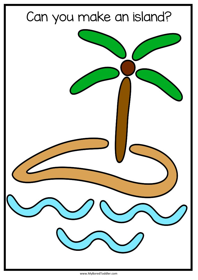 LETTER OF THE WEEK 'I' Playdough Mats / Playdoh Mats