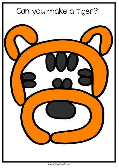 LETTER OF THE WEEK 'T' Playdough Mats / Playdoh Mats