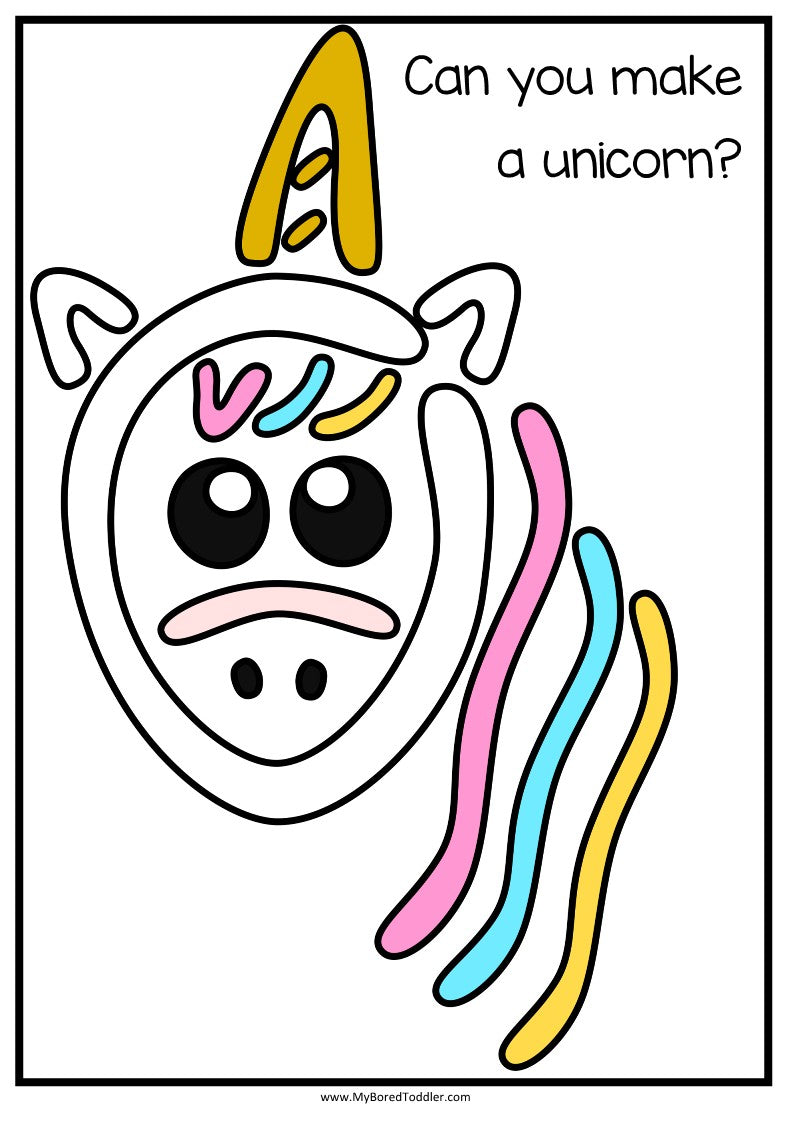 LETTER OF THE WEEK 'U' Playdough Mats / Playdoh Mats