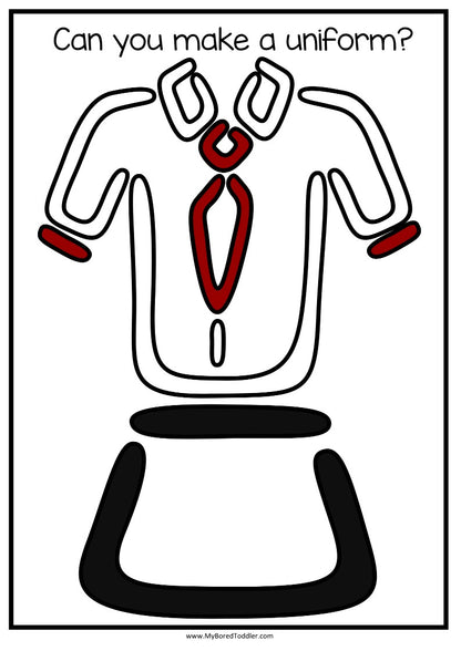 LETTER OF THE WEEK 'U' Playdough Mats / Playdoh Mats