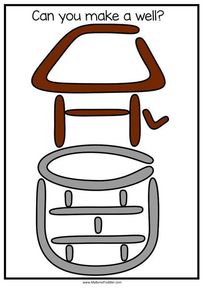 LETTER OF THE WEEK 'W' Playdough Mats / Playdoh Mats