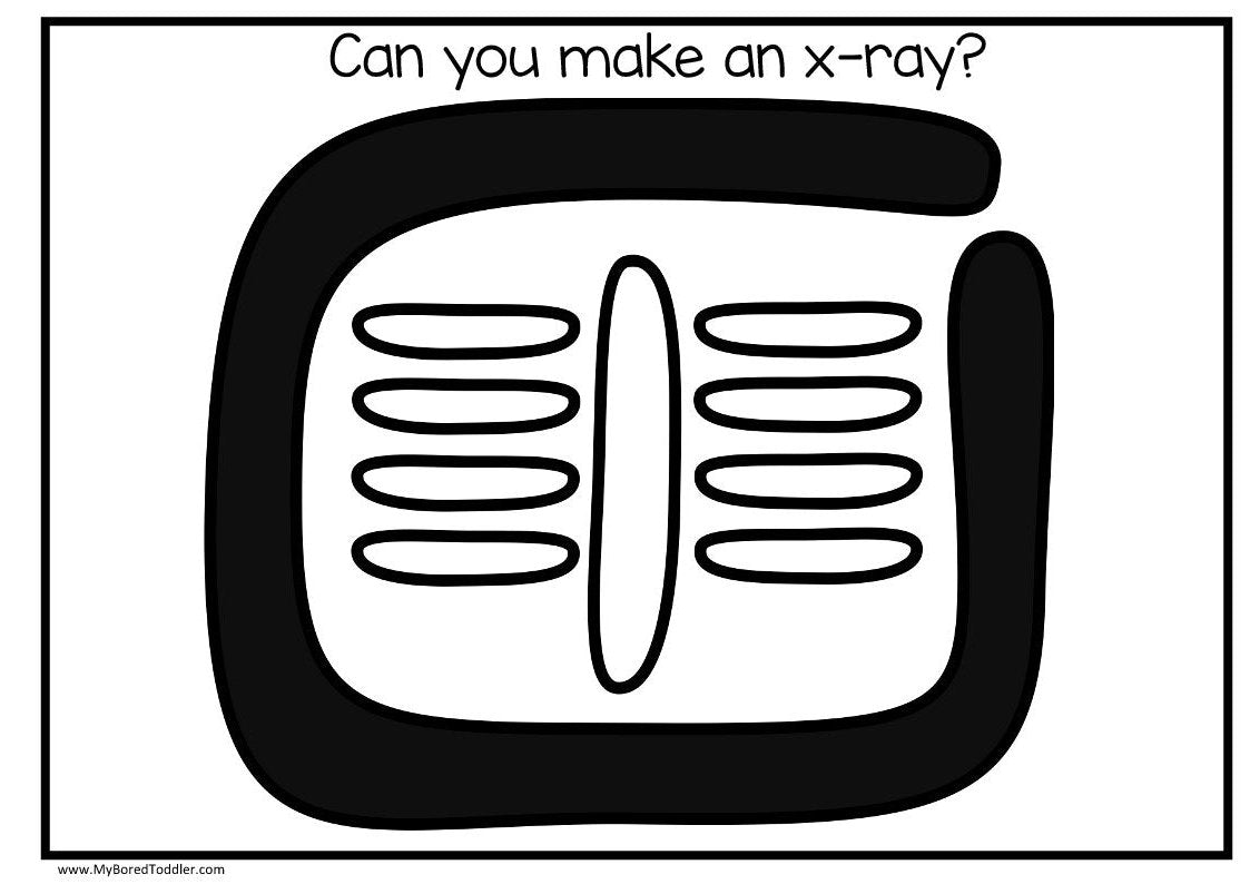 LETTER OF THE WEEK 'X' Playdough Mats / Playdoh Mats