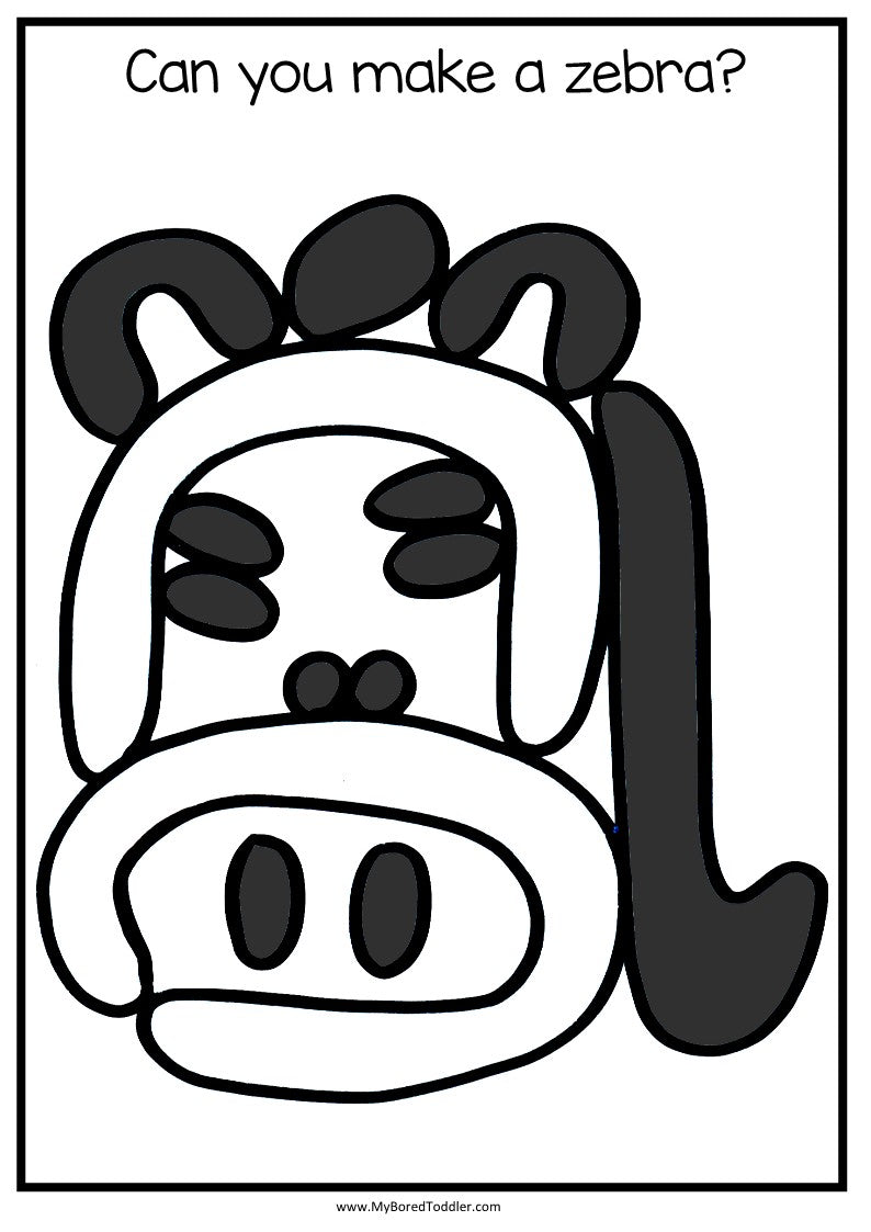 LETTER OF THE WEEK 'Z' Playdough Mats / Playdoh Mats