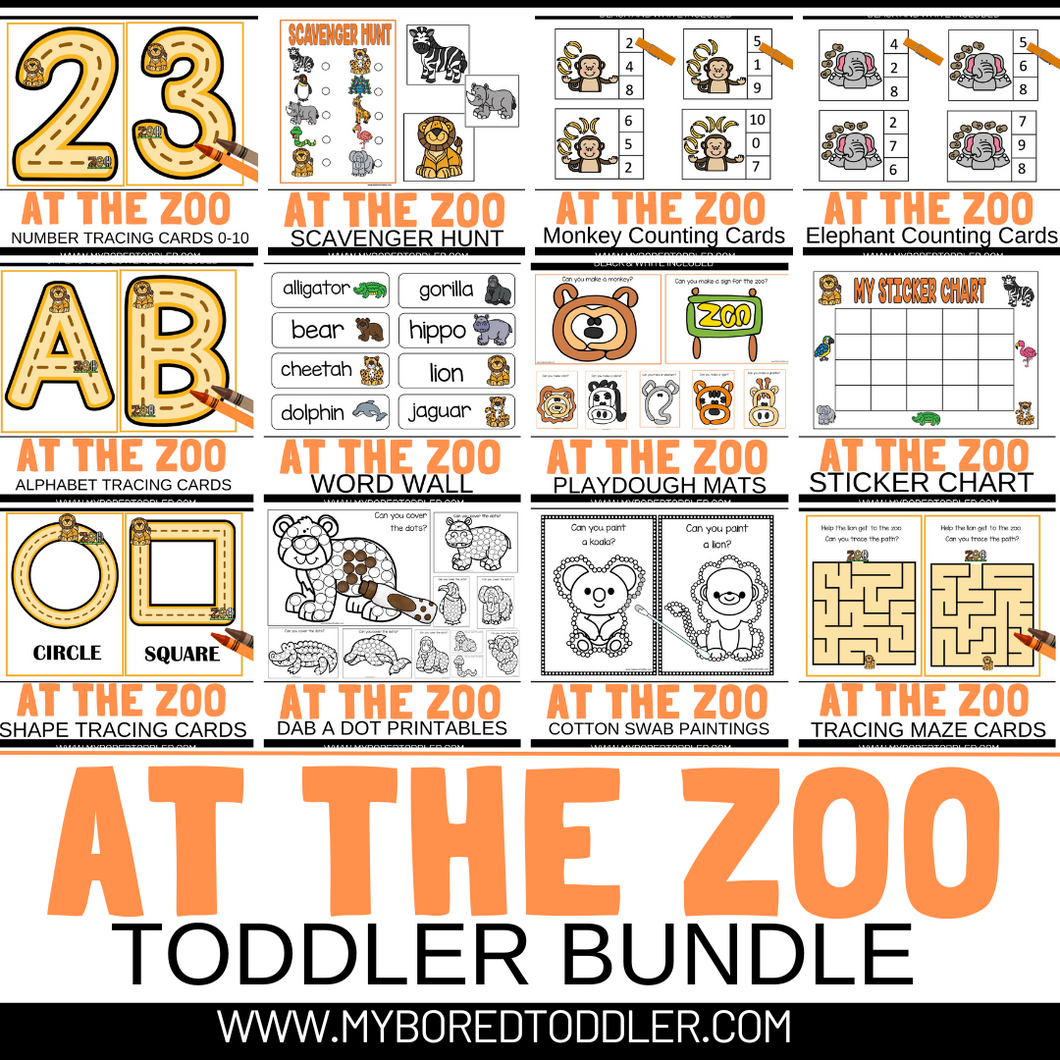 Zoo Animal Value Bundle - FLASH SALE