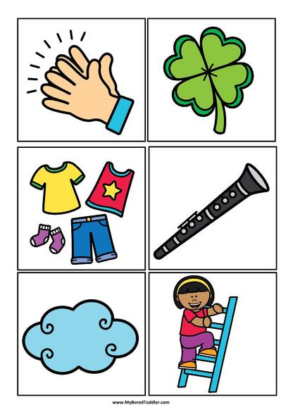 Beginning Blends 'CL' Alphabet Scavenger Hunt / Treasure Hunt