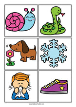 Load image into Gallery viewer, Beginning Blends &#39;SN&#39; Alphabet Scavenger Hunt / Treasure Hunt
