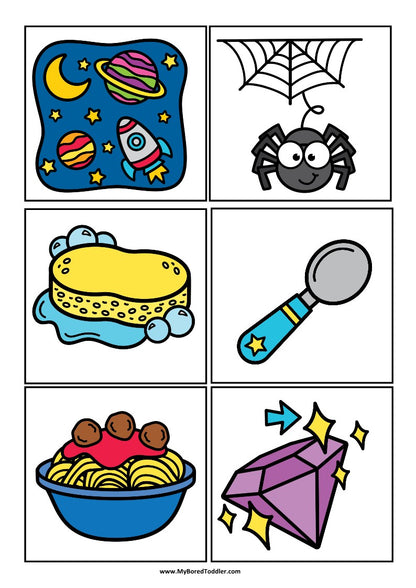 Beginning Blends 'SP' Alphabet Scavenger Hunt / Treasure Hunt