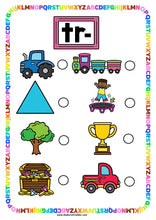 Load image into Gallery viewer, Beginning Blends &#39;TR&#39; Alphabet Scavenger Hunt / Treasure Hunt
