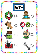 Load image into Gallery viewer, Beginning Digraphs &#39;WR&#39; Alphabet Scavenger Hunt / Treasure Hunt
