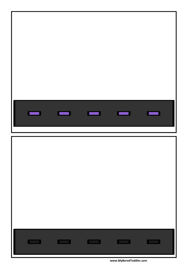 Car & Road Color Matching Cards - Transport Theme