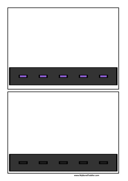 Car & Road Color Matching Cards - Transport Theme