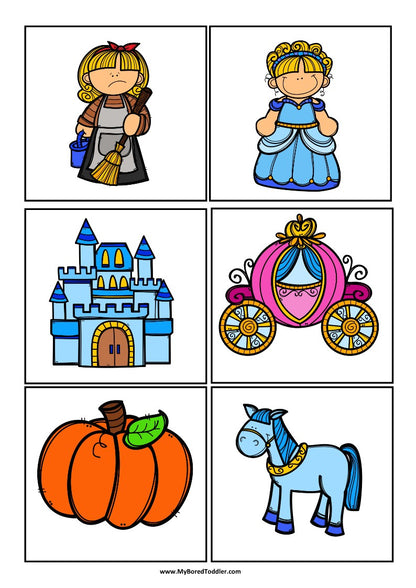 Cinderella - FAIRY TALES - Scavenger Hunt / Treasure Hunt