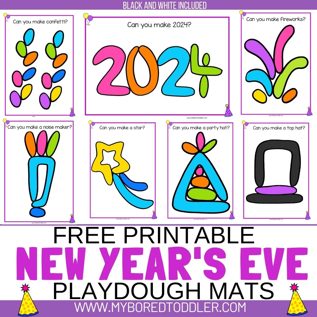 New Year's Eve Toddler / Preschool Bundle