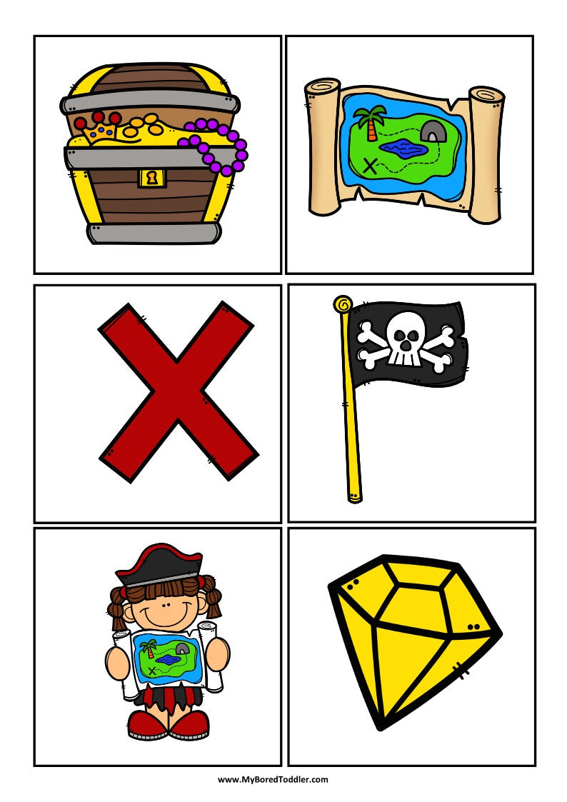 PIRATE Theme Scavenger Hunt / Treasure Hunt