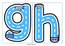 Load image into Gallery viewer, Transport Planes Alphabet Tracing Sheets - Uppercase &amp; Lowercase
