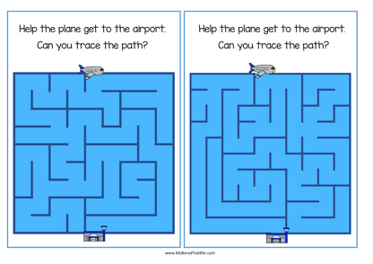 Transport - Plane Maze Sheets