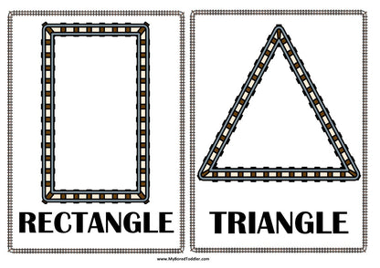 Transport Train Shape Tracing Sheets
