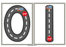 Load image into Gallery viewer, Transport Truck Number Tracing Sheets 0-10
