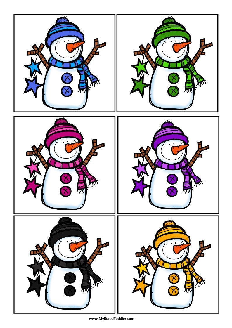 Winter Snowman / Snowmen Scavenger Hunt