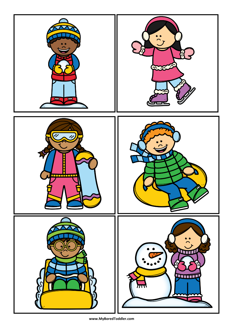 Winter Kids Scavenger Hunt