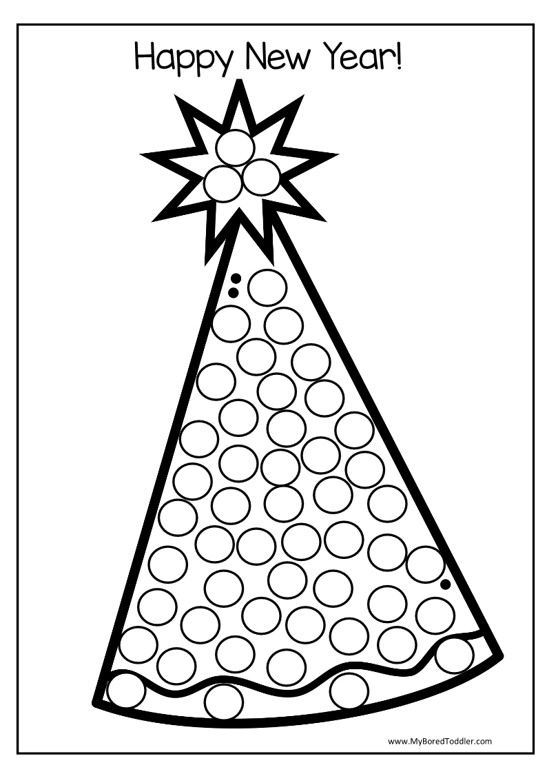 New Year's Eve Dot Printables