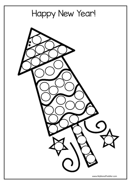 New Year's Eve Dot Printables