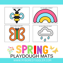 Load image into Gallery viewer, Spring Flower Playdough Mats
