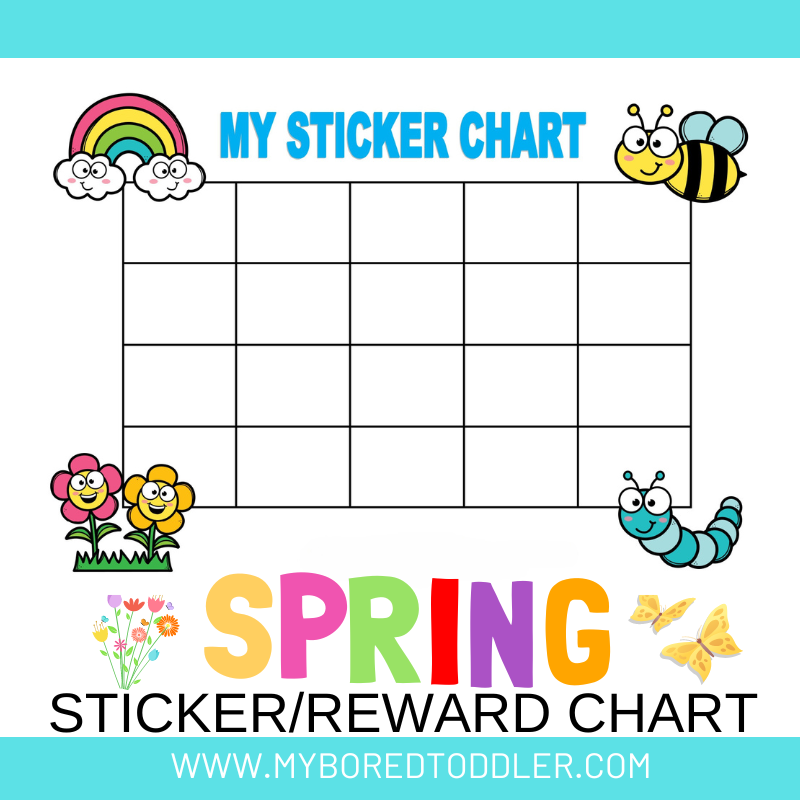 Spring Sticker Reward Chart (FREE)