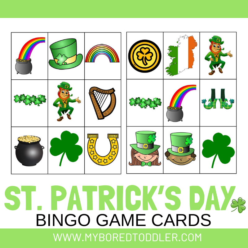 St Patrick's Day Bingo Game