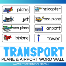 Load image into Gallery viewer, Transport Planes Wall Printable
