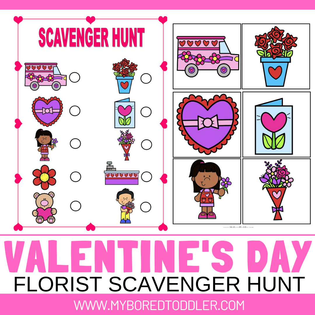 Valentine's Day - Florist Scavenger Hunt