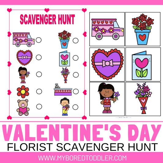 Valentine's Day - Florist Scavenger Hunt