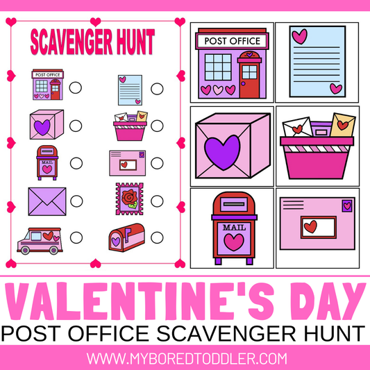 Valentine's Day - Post Office Scavenger Hunt