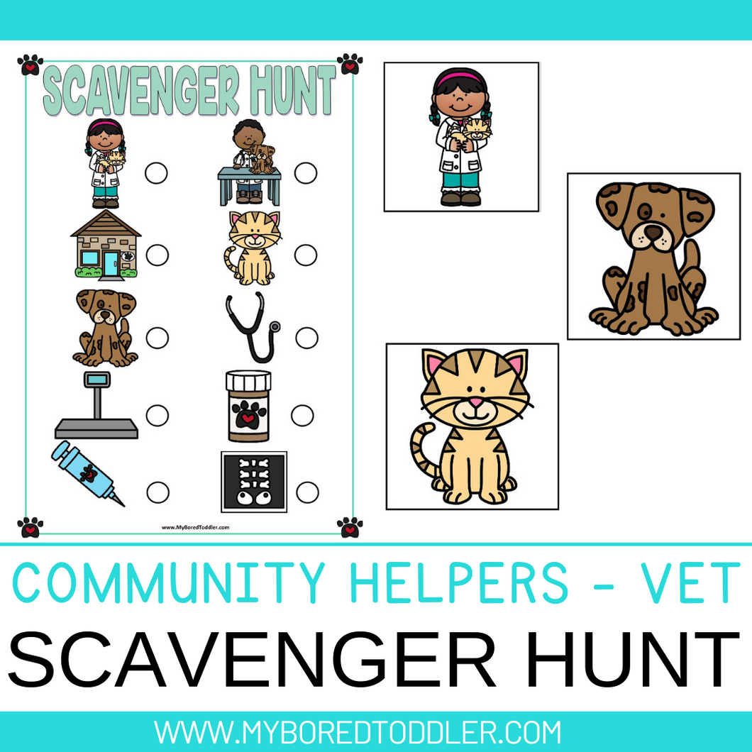Vet Scavenger Hunt - Community Helpers