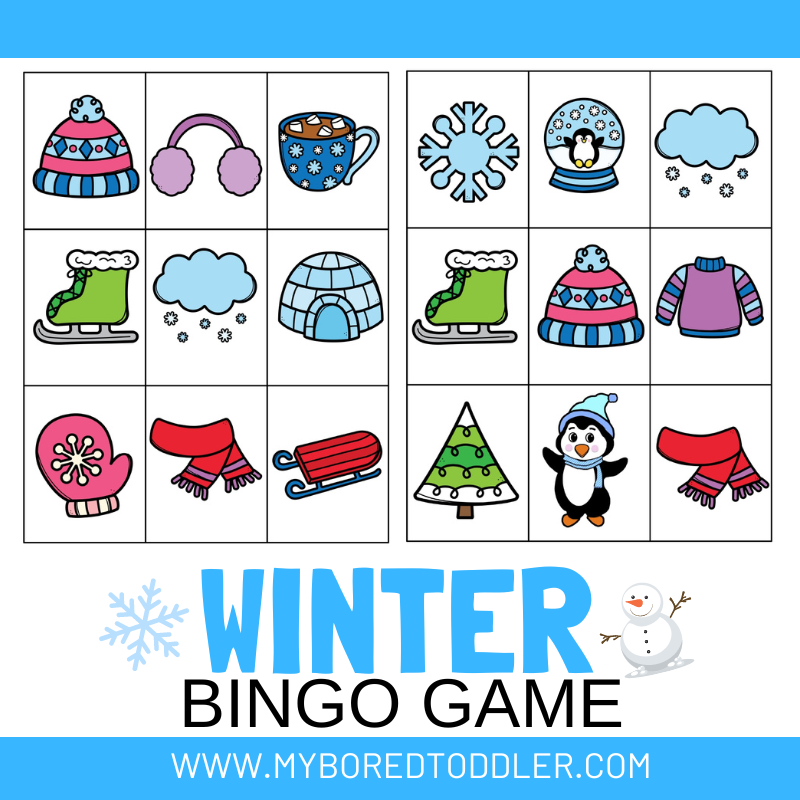 Winter Bingo Game