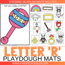 Load image into Gallery viewer, LETTER OF THE WEEK &#39;R&#39; Playdough Mats / Playdoh Mats
