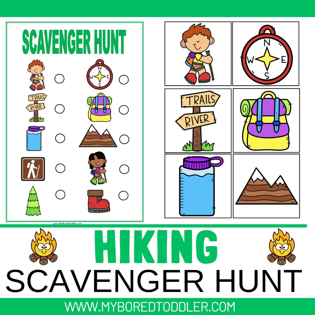 Camping Scavenger Hunt - Hiking