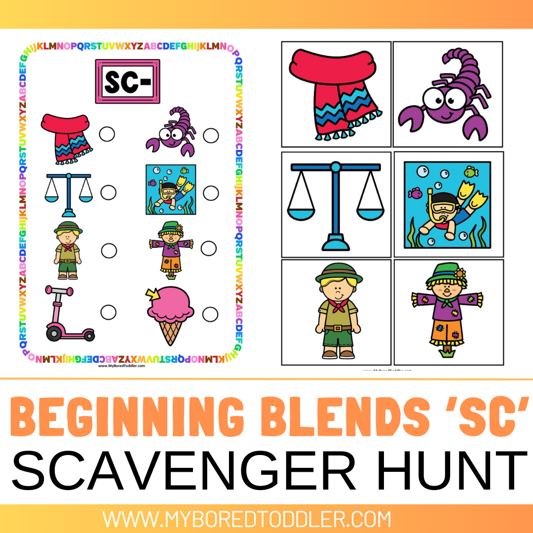 Beginning Blends Scavenger Hunt Bundle - 20 Blends included