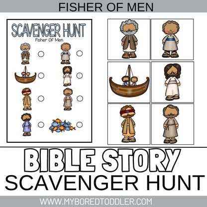 Bible Story Scavenger Hunt BUNDLE