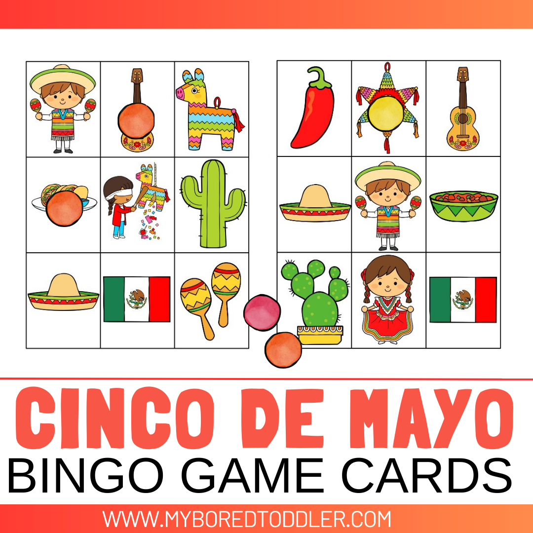 CINCO DE MAYO Bingo Game – My Bored Toddler