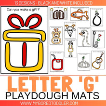 Load image into Gallery viewer, LETTER OF THE WEEK &#39;G&#39; Playdough Mats / Playdoh Mats
